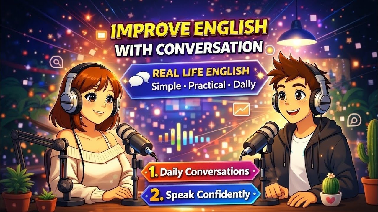 How to Improve English While Podcast Conversation #viral #english 