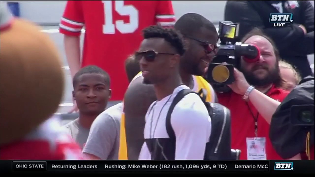 Cardale Jones Launches it for 66 Yards - Ohio State Spring Football