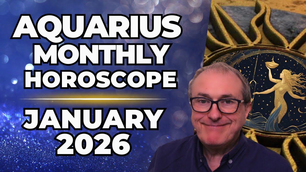 Aquarius January 2026 Horoscope ♒ Monthly Astrology Forecast | Patrick Arundell Astrology