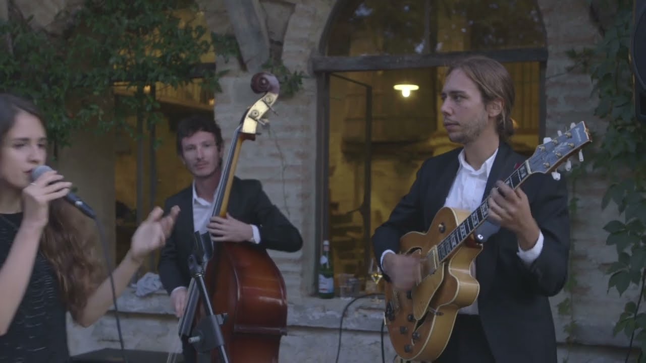Aperitivo di un matrimonio Jazz italiano a Ravenna con musica dal vivo