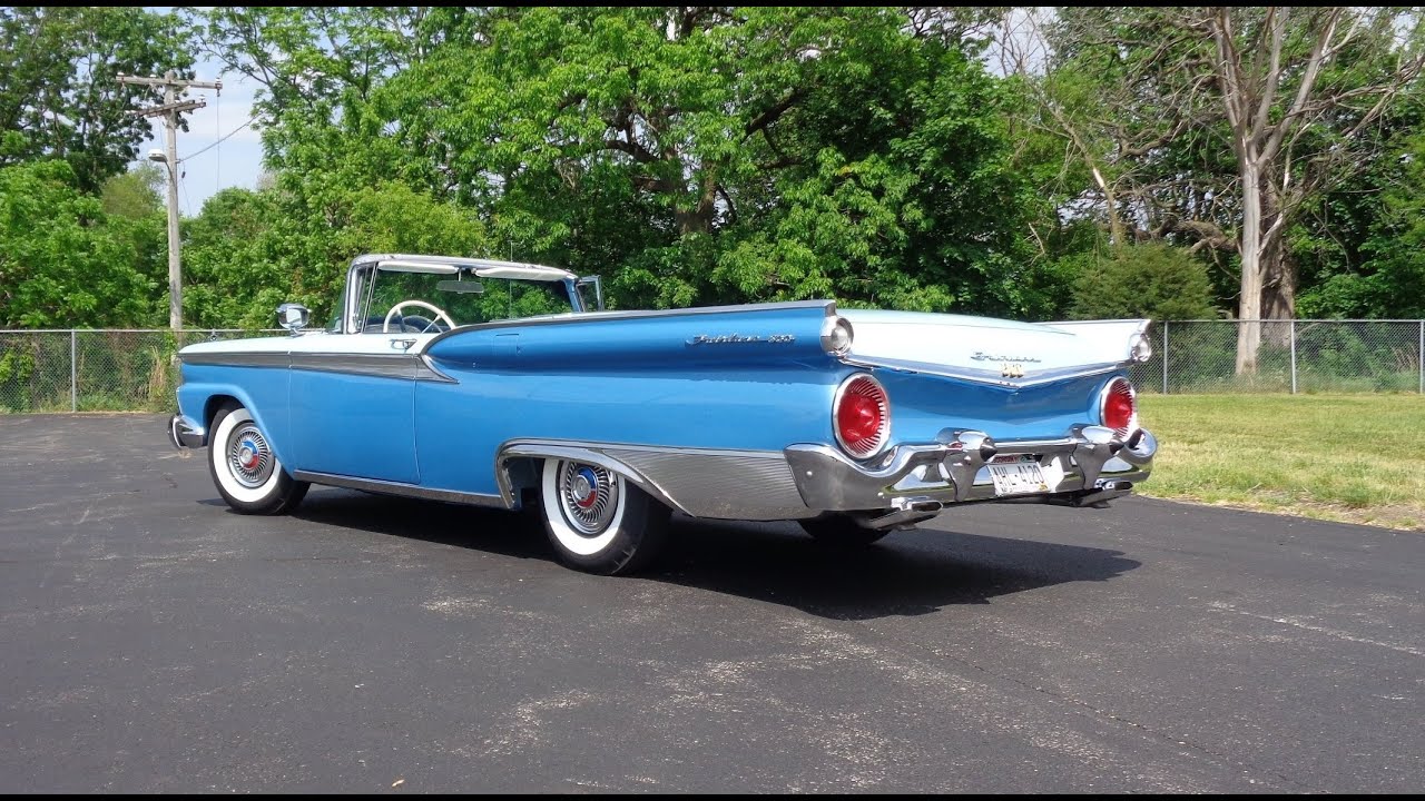 Ford Fairlane 500 Skyliner Retractable 1959 года с двигателем 352 куб. дюймов и ходовой частью — ...