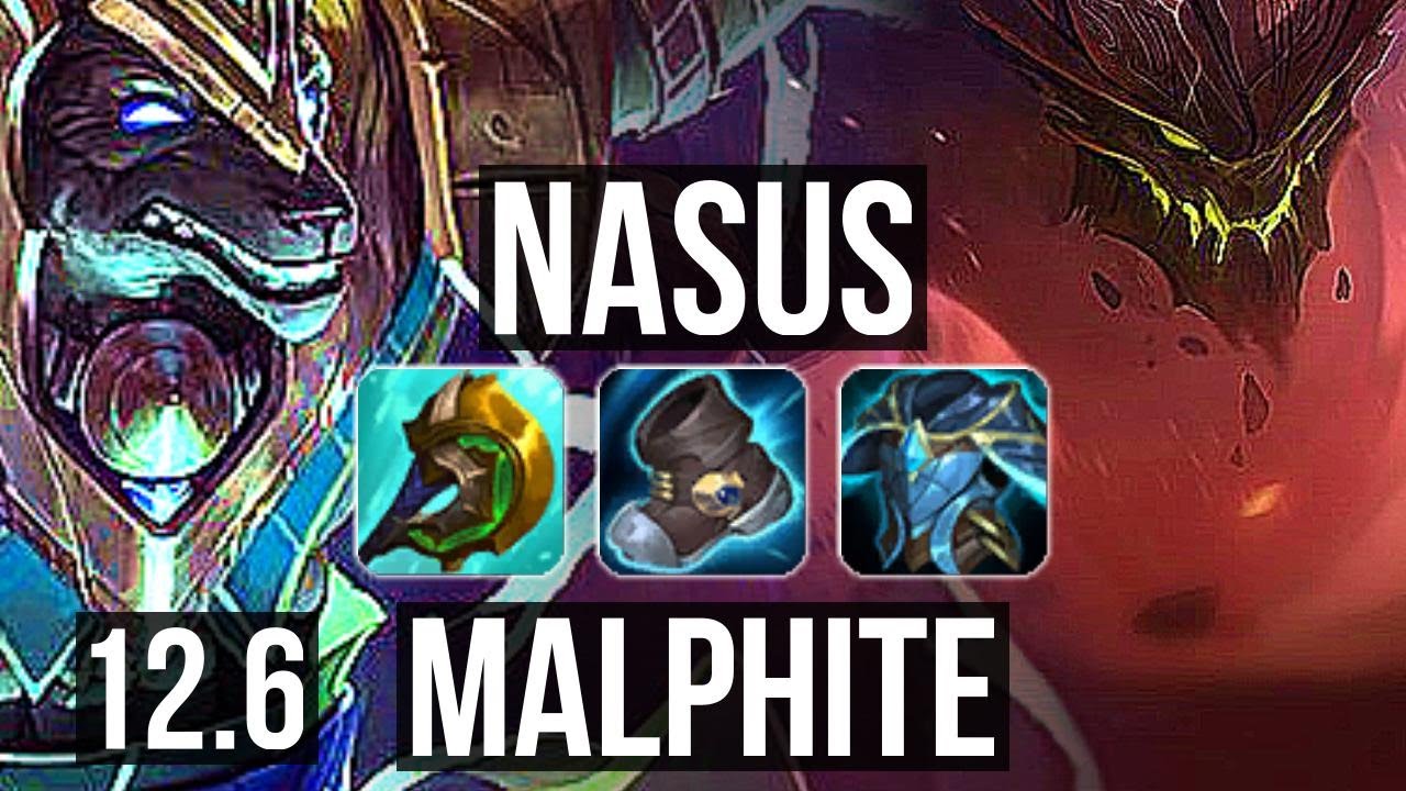 NASUS vs MALPHITE (TOP) | Rank 1 Nasus, 3/1/11 | BR Grandmaster | 12.6