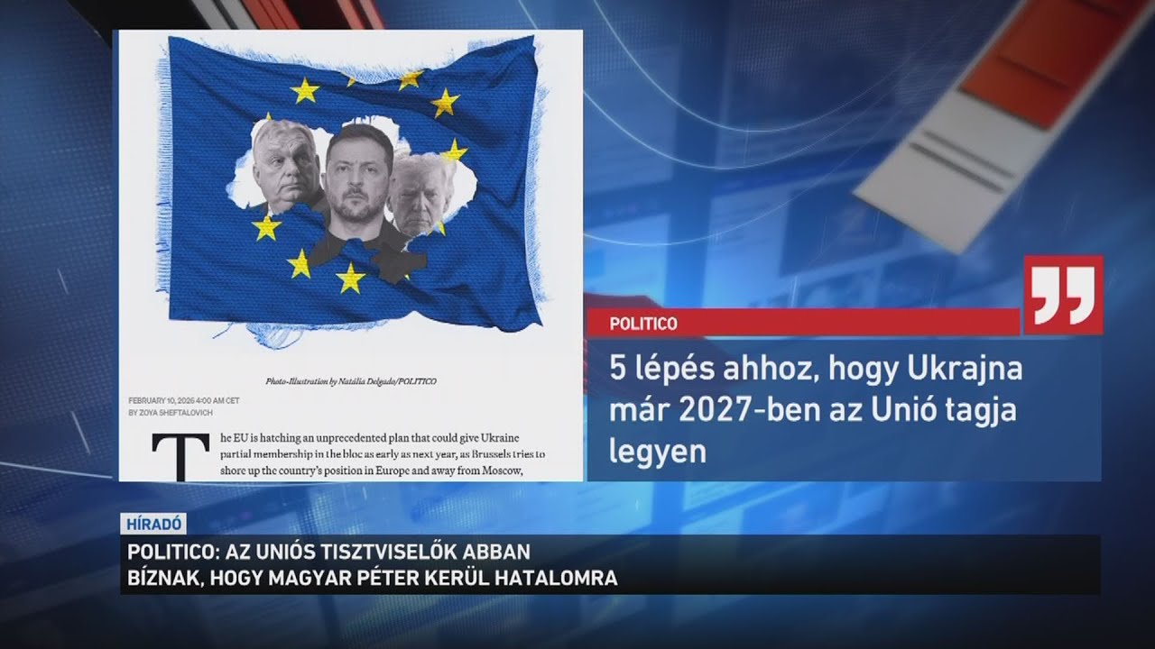 Politico: Az uniós tisztviselők abban bíznak, hogy Magyar Péter kerül hatalomra