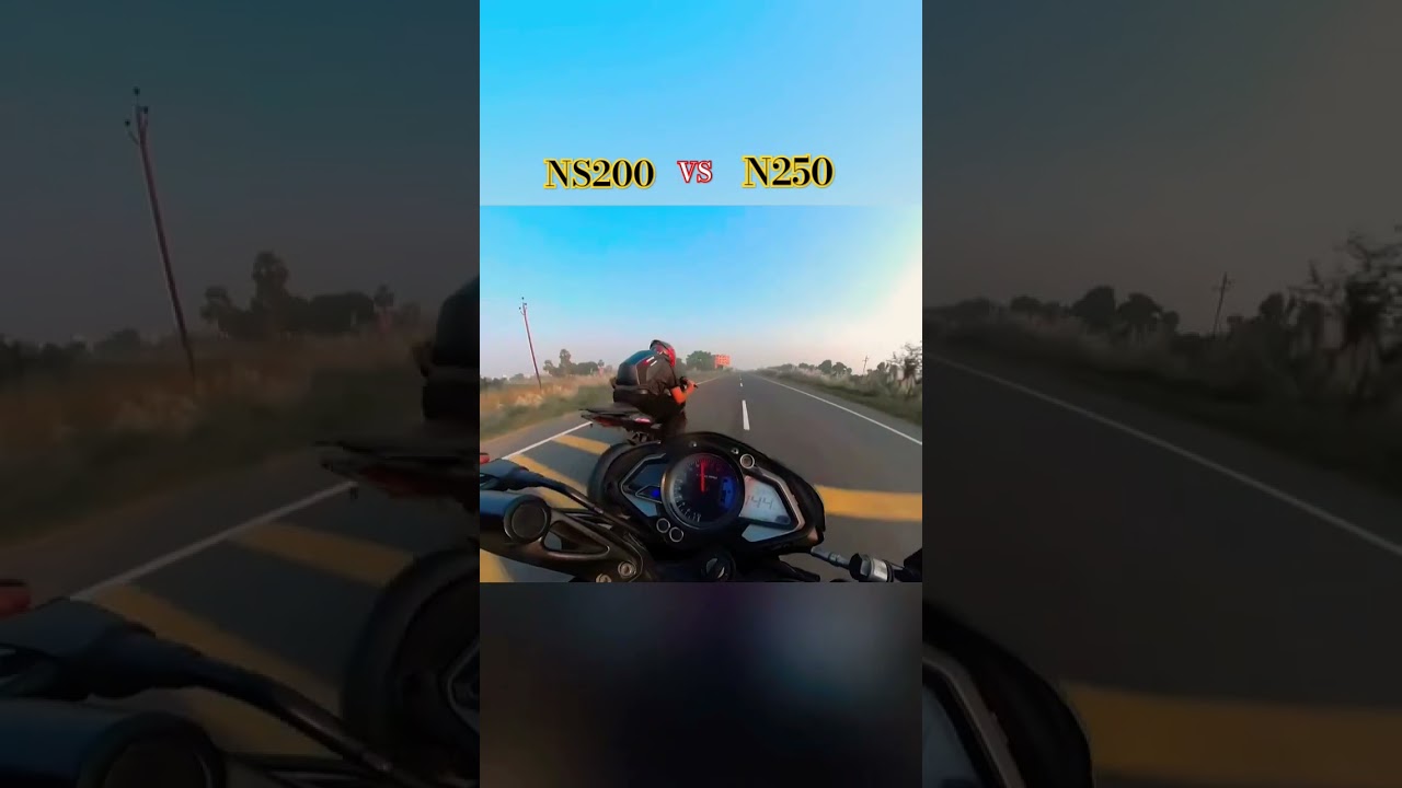 NS200 vs n250 drag race 🏁