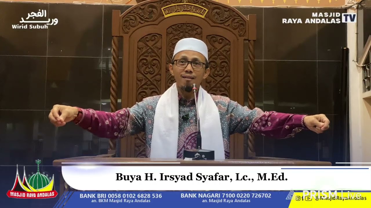 “Ramadhan & Keadilan Sosial” || Buya H. Irsyad Syafar, Lc., M.Ed.