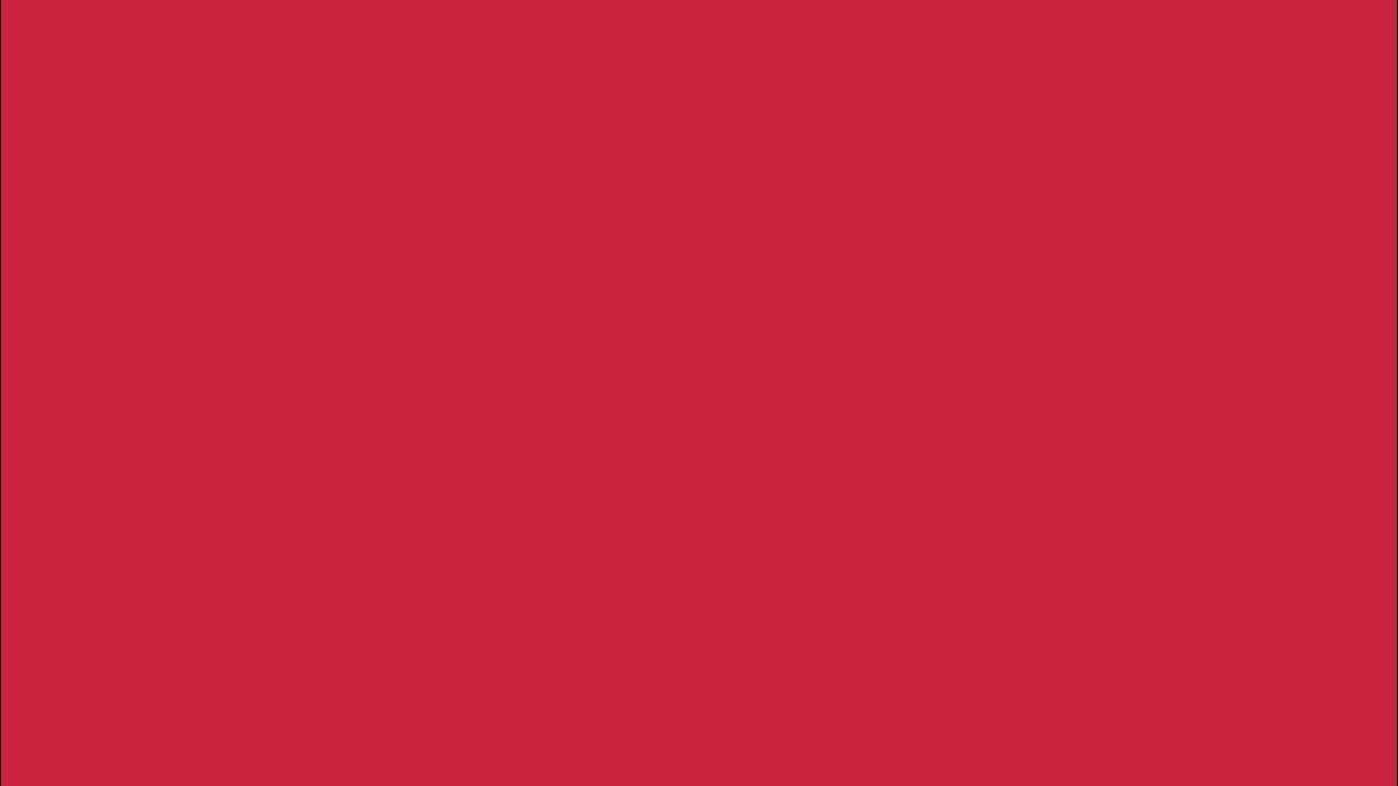 Red Screen 🔴 | 25 Hours of Pure Red | Full HD Background & Screensaver