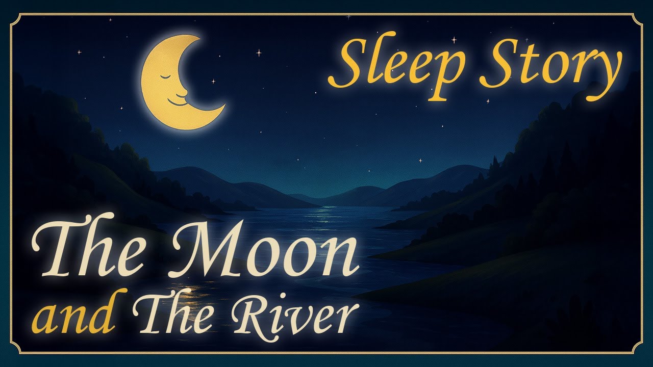 Sleep Story 🌙 The Moon and the River | Fall Asleep to Calm Voices