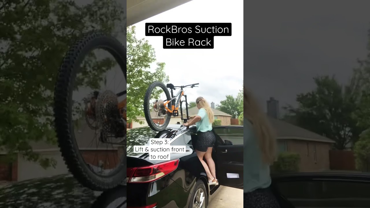RockBros Suction Bike Rack #bikelover #mtblife #mtb #womenempowerment #bikerack #diy @rockbrosbike2266