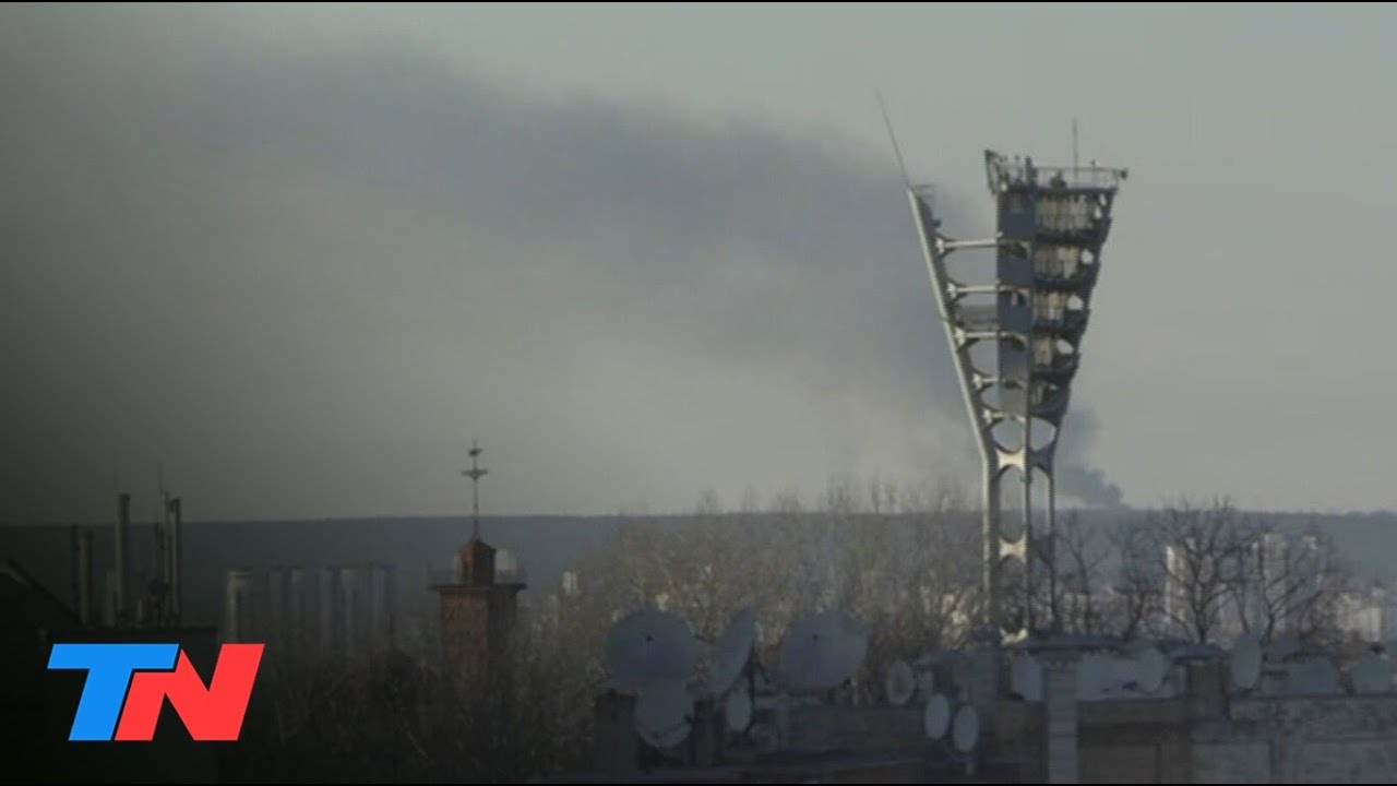 TN EN UCRANIA | KIEV BAJO ATAQUE EN TOQUE DE QUEDA: bombas a 10 kilómetros del equipo de TN
