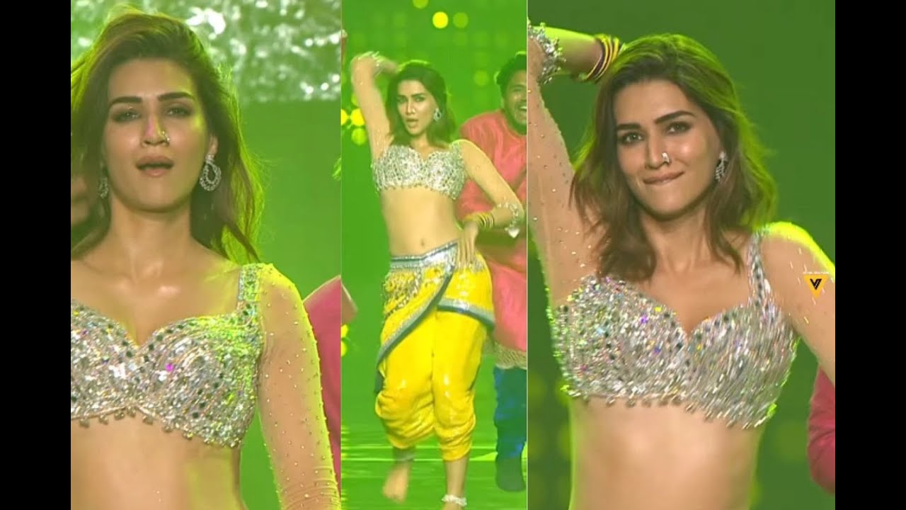 Kriti Sanon - Hot & Sexy Dance Performance - Zee Cine Awards 2024