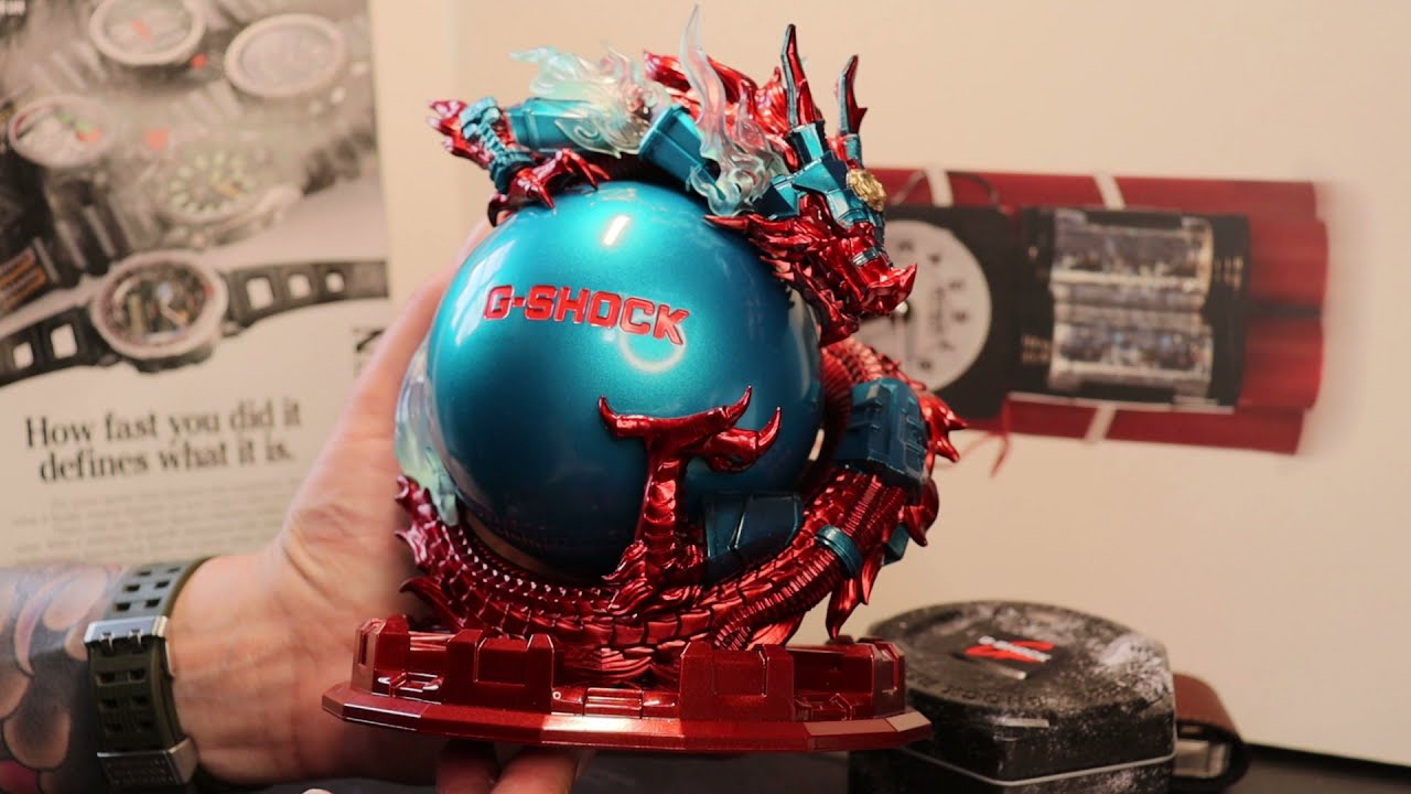 EXCLUSIVE UNBOXING watch review of the Casio G-Shock China GA-700DBR-4APFL Dragon Limited Edition!!
