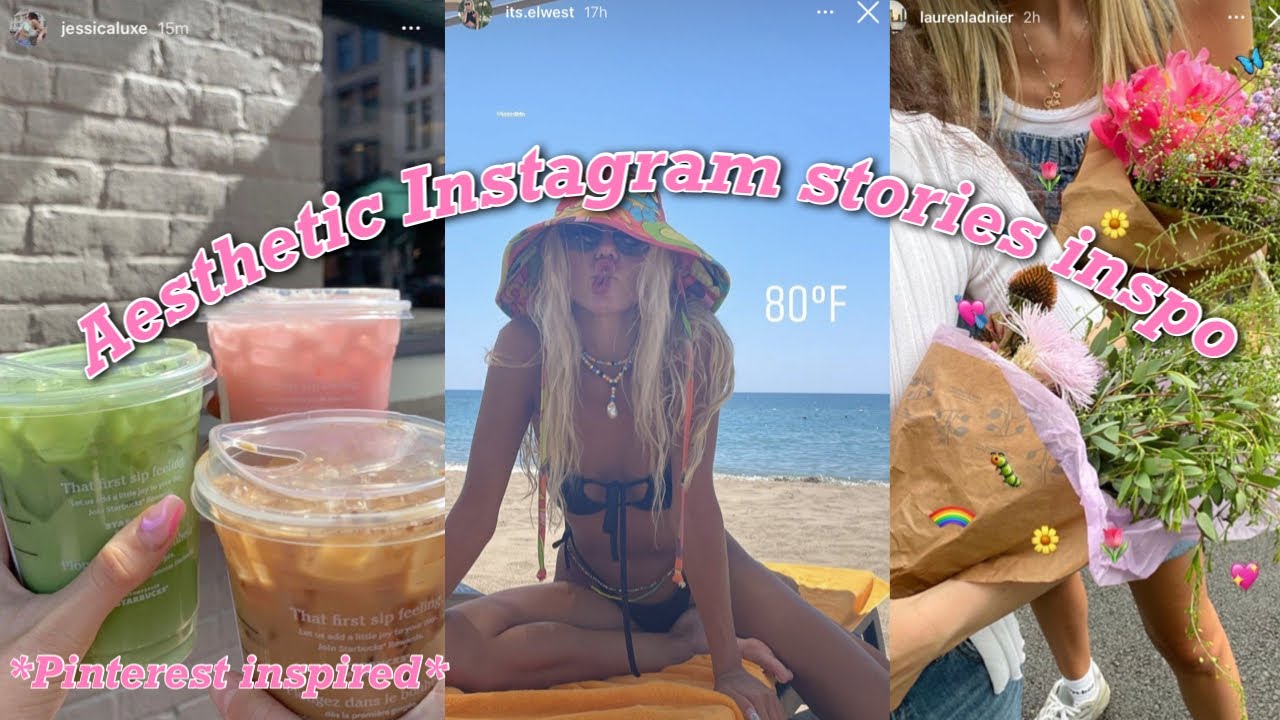 Aesthetic Instagram stories inspo💕🌿
