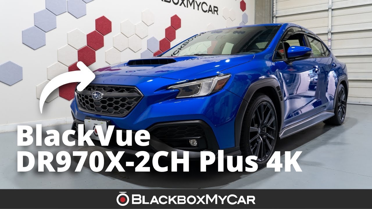 Установка видеорегистратора BlackVue DR970X-2CH Plus 4K на Subaru WRX 2023 года | BlackboxMyCar