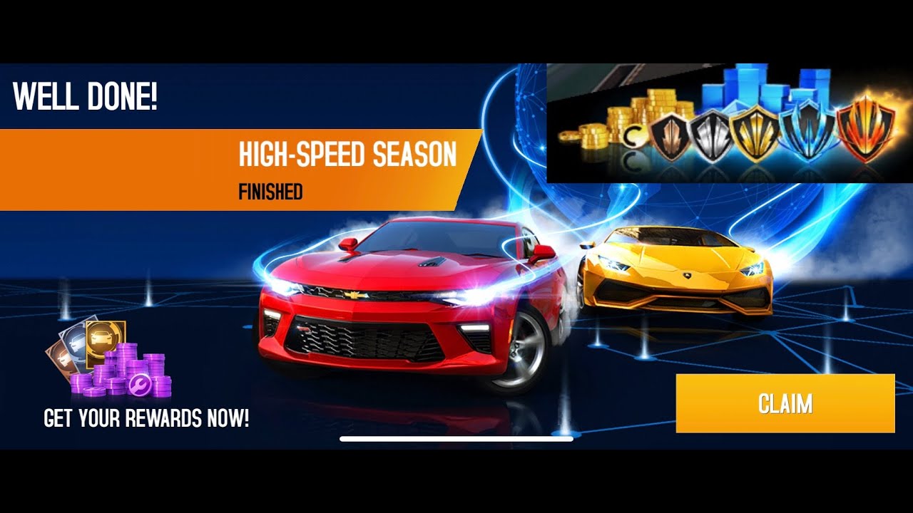 Asphalt 8, Multiplayer High Speed Season Elite League Rewards and Wild Cards