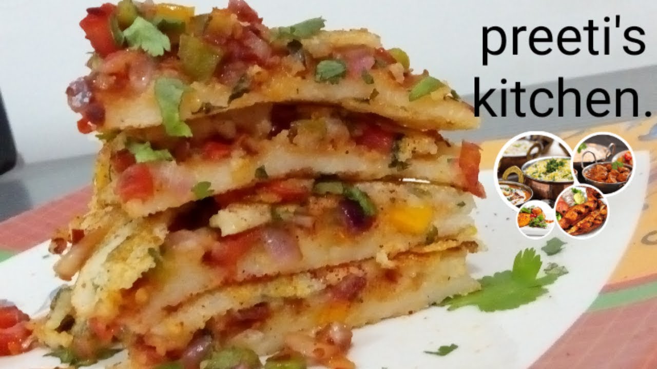 Uttapam Sandwich recipe.! उत्तपम सैंडविच.! easy recipe.! Preeti's Kitchen.!!