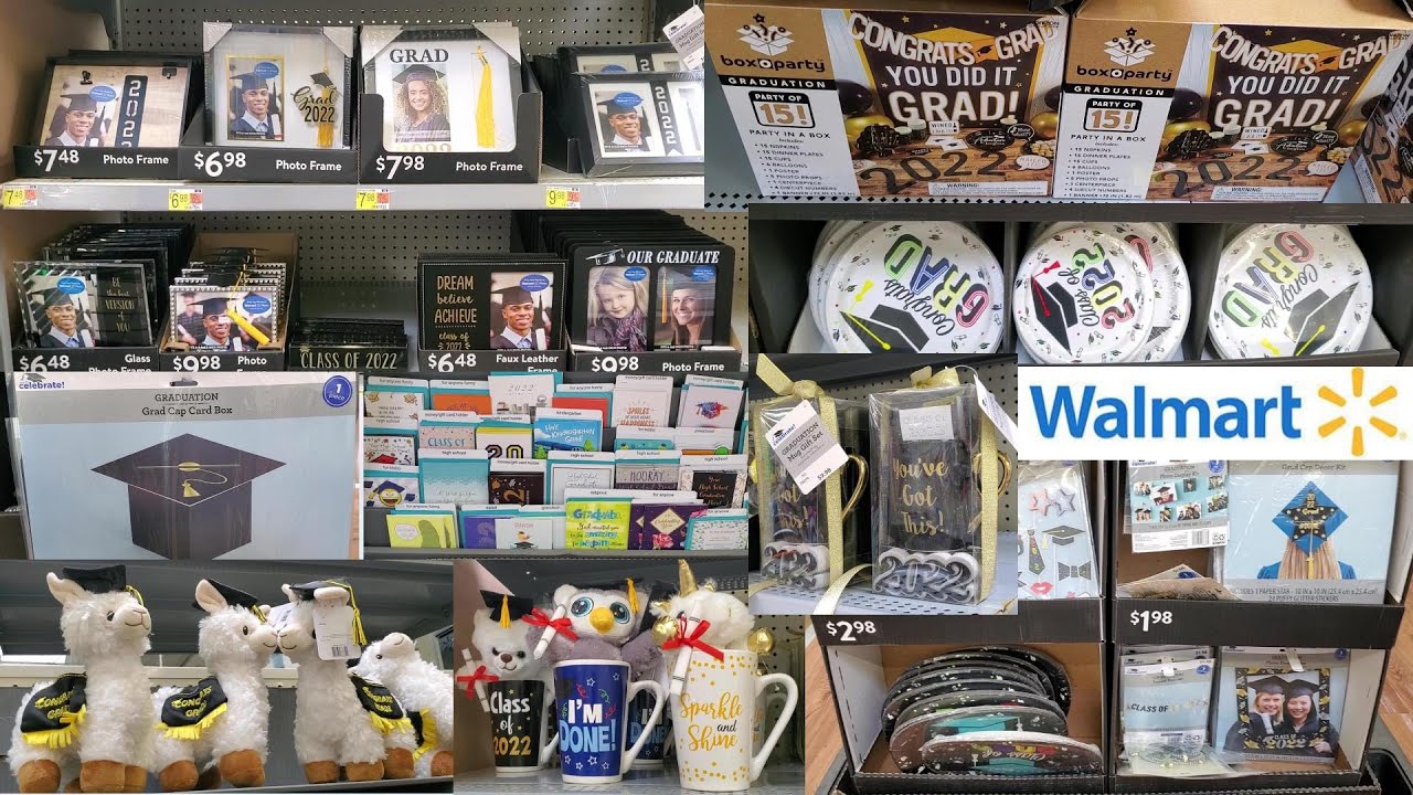 WALMART GRADUATION|SHOP WITH ME *WALMART |GRADUATION GIFT IDEAS &PARTY SUPPLIES |SHOPPING