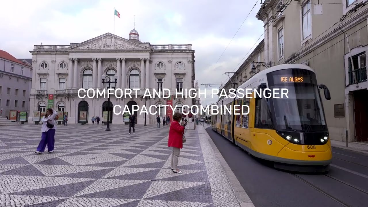 CAF Urbos trams for Lisbon