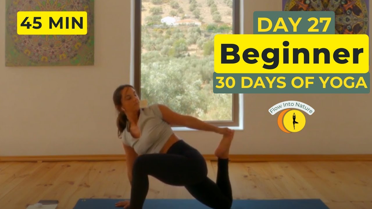 Gentle Hips Yoga Flow l Day 27 (30 Day Beginner Yoga Challenge)