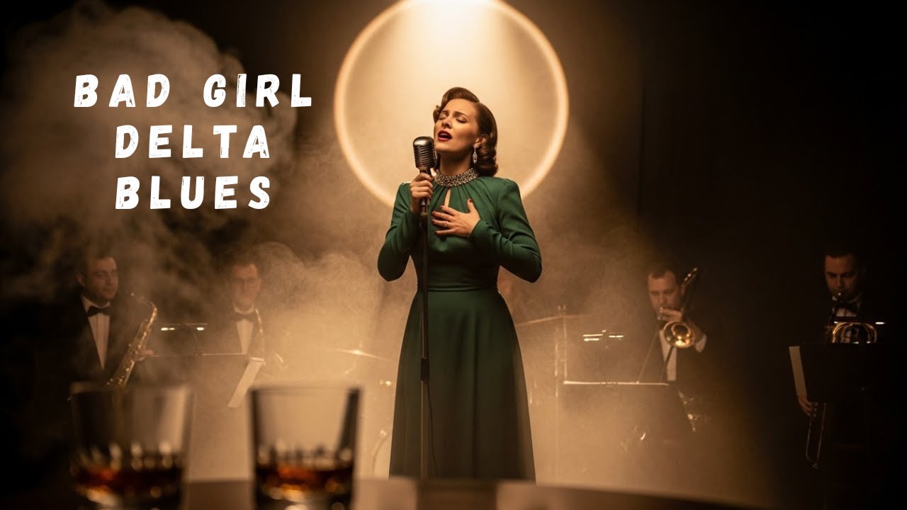 BAD MOON WHISKEY WOMAN | Raw Vintage Female Electric Delta Blues (1950s Southern Juke Joint)