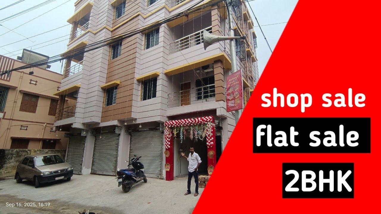 2BHK 820 SQFT NEW FLAT SALE / UTTARPARA TIP TOP / SHOP SALE / PROPERTY INFORMATION