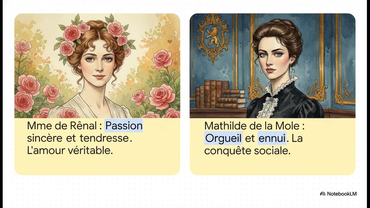 Le rouge et le noir - Henri Beyle Stendhal (R&eacute;sum&eacute; avec Notebook LM)