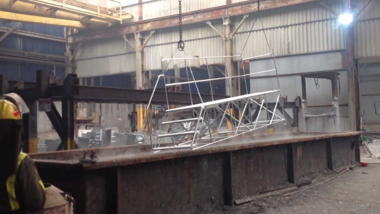 Hot dip galvanizing work platform pt 4