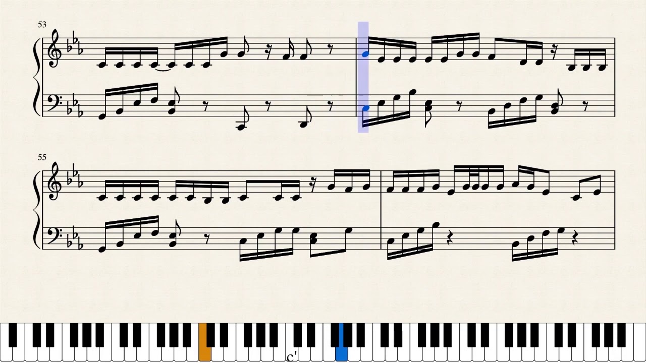 Cutlery(カトラリー) - 有機酸/ewe | Piano arrangement