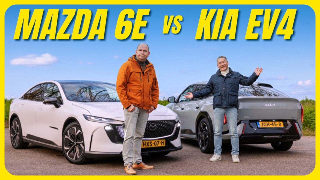 Kia EV4 Fastback vs. Mazda 6e | DEZE EV'S ZIJN NIET WAT ZE LIJKEN