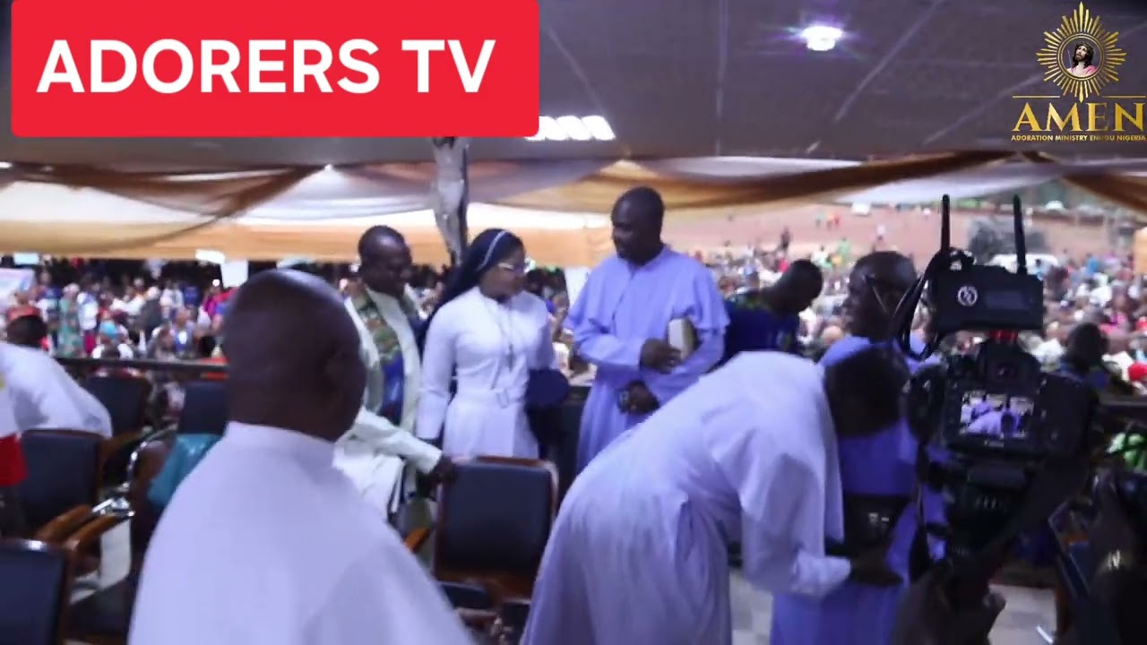 The glorious entering of ELIJAH OF ENUGU on his 30th priestly anniversary thanksgiving mass 