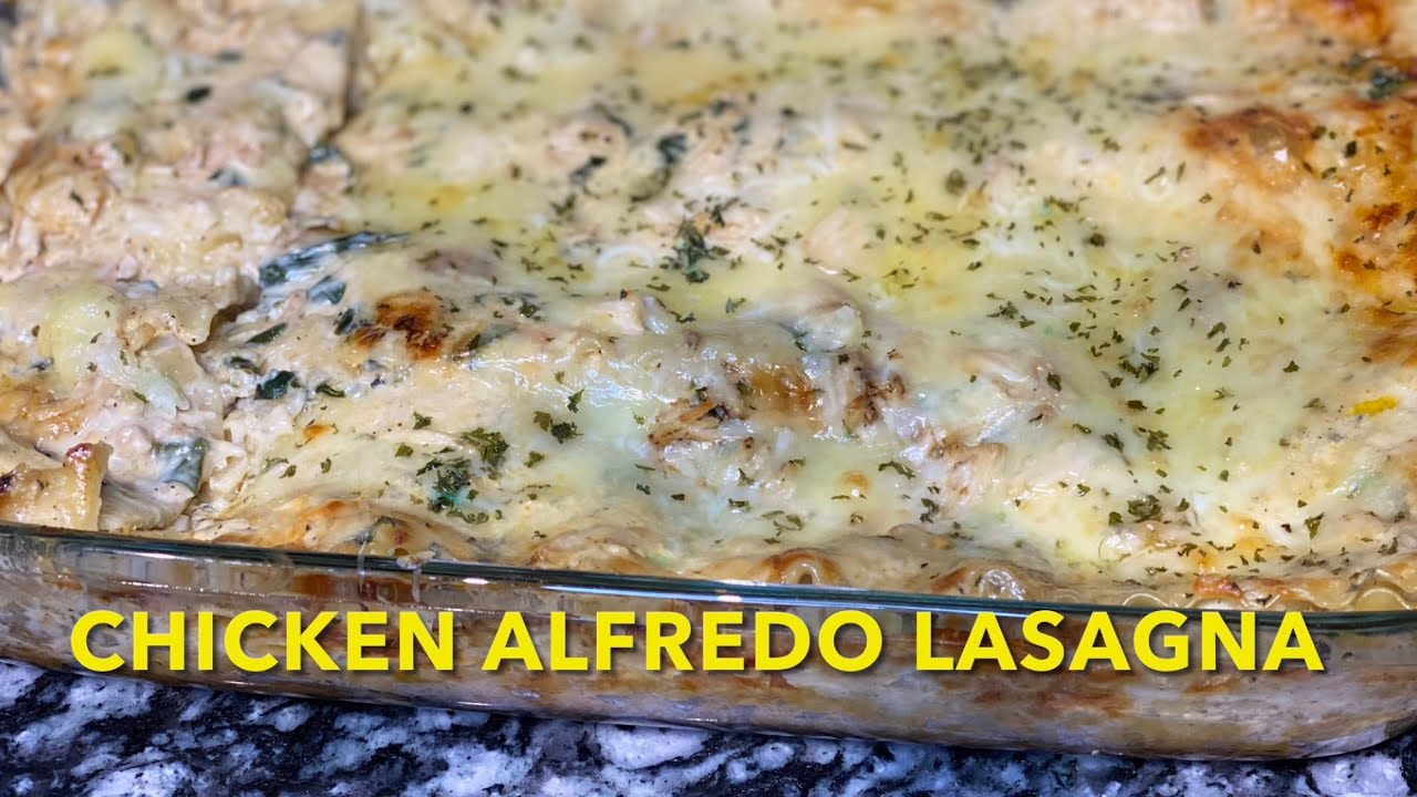 How To Make Chicken Alfredo Lasagna Recipe | Lasagna Recipe
