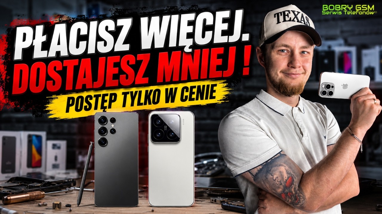 Nowe telefony są coraz droższe, ale nie coraz lepsze