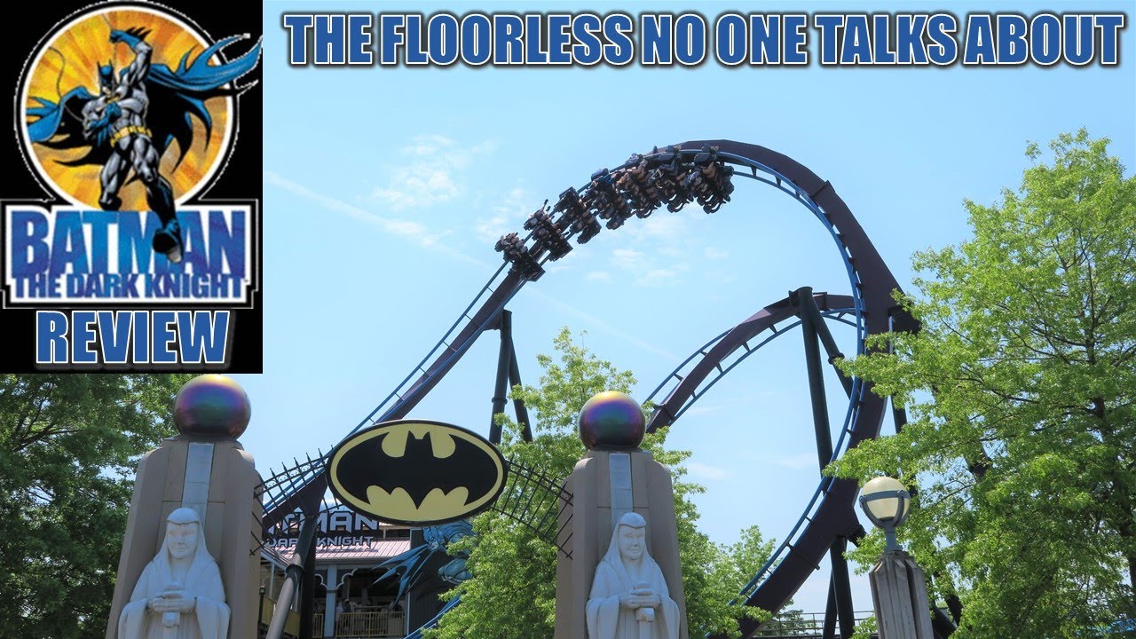 Обзор «Бэтмена: Тёмного рыцаря» в Six Flags New England B&M Coaster | The Floorless No One Talk A...