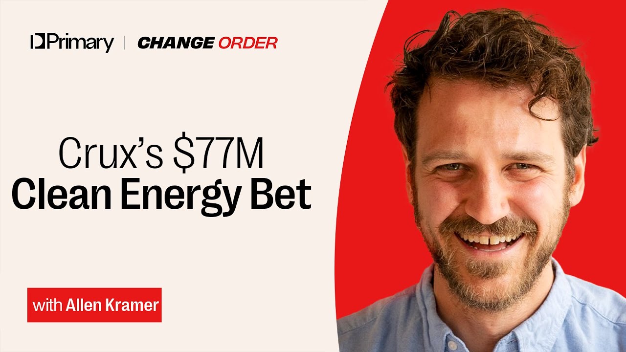 How Crux Unlocks Billions in Clean Energy Capital | Allen Kramer