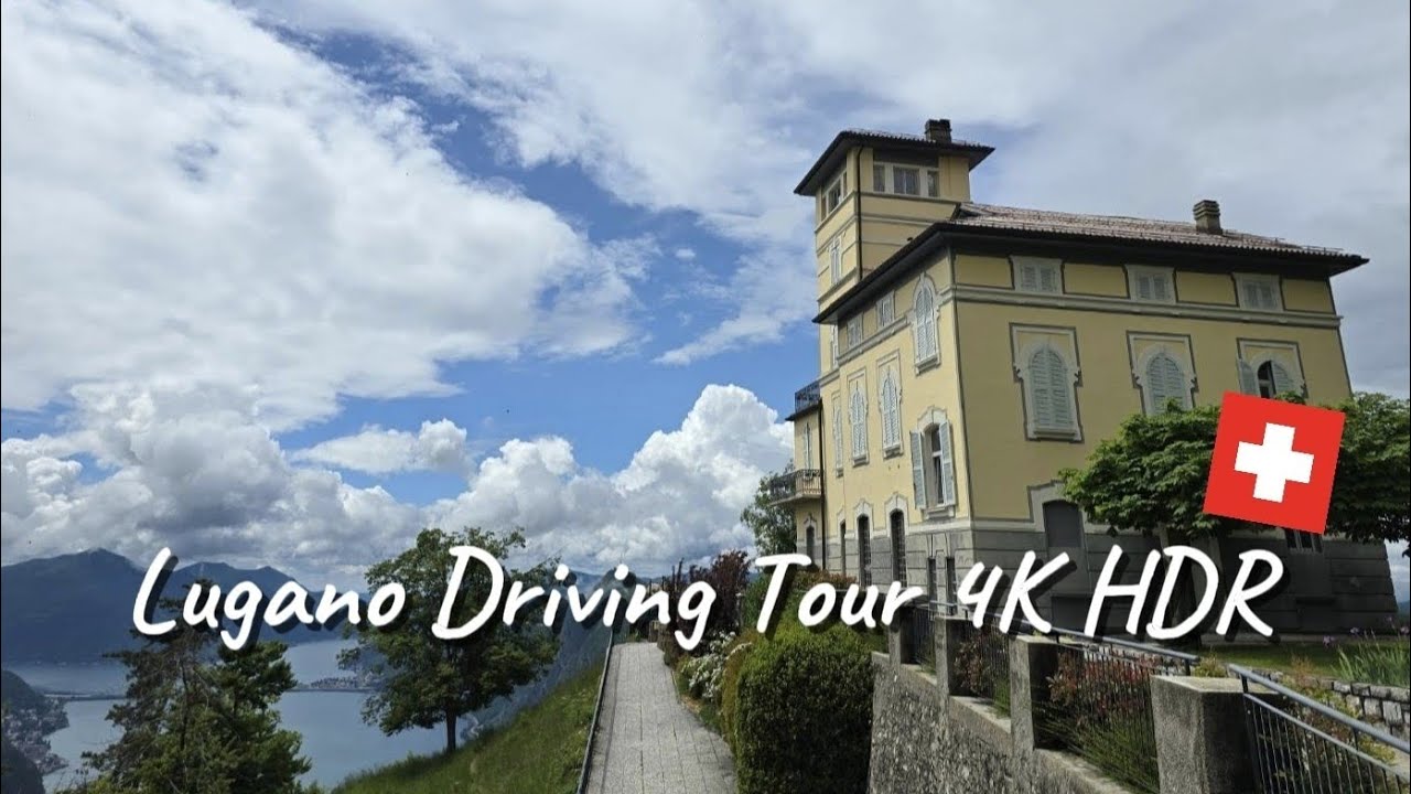 Lugano Driving Tour [4K] Switzerland 2024