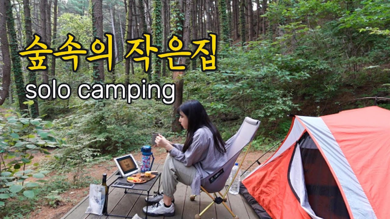나 홀로 숲속의 작은 집🏕️ | 이렇게 깊이 있을 줄 몰랐어.....😵 힐링과 공포를 오가는 스펙타클 캠핑🥩🍛🍷 | 남양주 힐링별밤수목원캠핑장