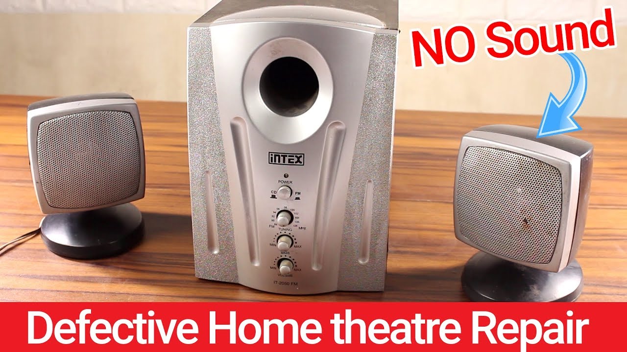 Home theatre Speaker Problem Fix | No Sound On Right Speaker | How To Repair Home Theatre ?