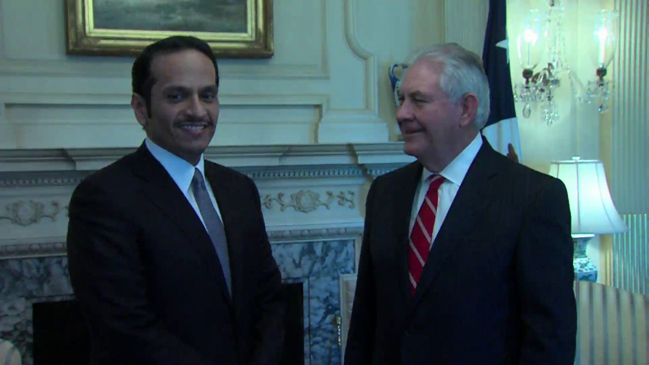 Secretary Tillerson Meets Qatari Foreign Minister Al Thani