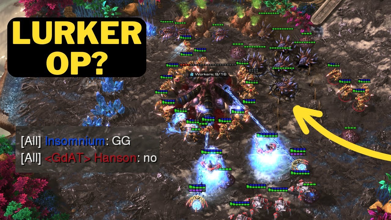 Is it really the Lurkers? StarCraft 2 PvZ Cast: Hanson (P) vs Insomnium (Z)