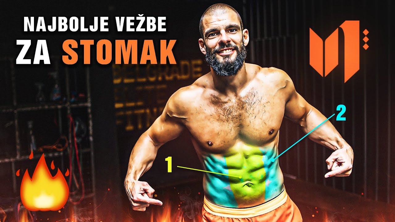 NAJBOLJE VEŽBE ZA STOMAK + KAKO NAPRAVITI SIX PACK