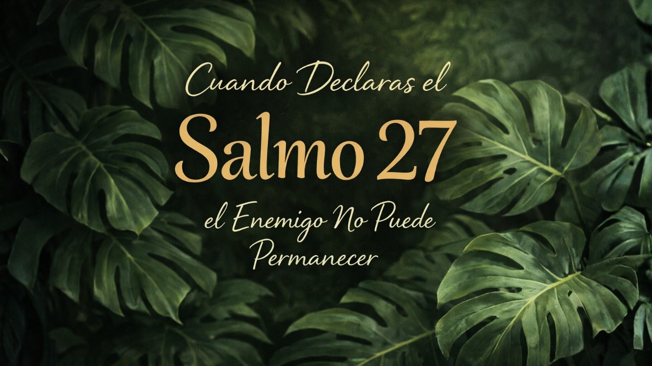 Cuando Declaras el Salmo 27, el Enemigo No Puede Permanecer