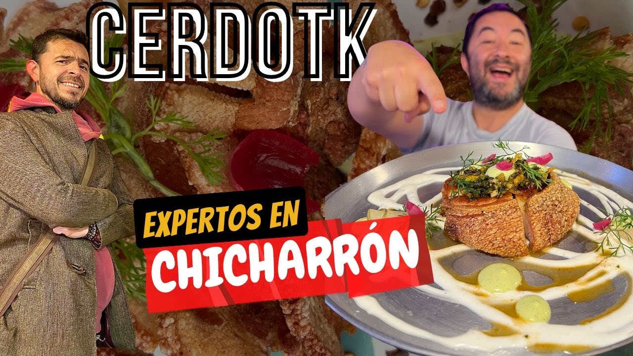 PROBANDO 7 TIPOS DE CHICHARRÓN EN EL RESTAURANTE CERDOTK BOGOTÁ COLOMBIA