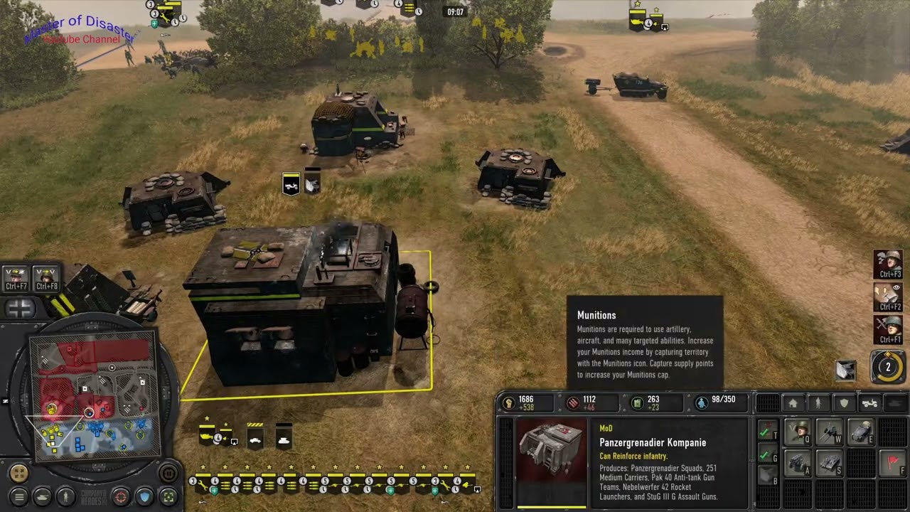 Company of  Heroes  3 - Achelous  River Italy (2 vs 2Ex)