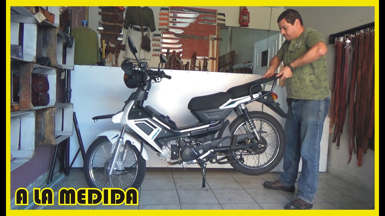 Fabricando porta bultos para Italika  AT 110