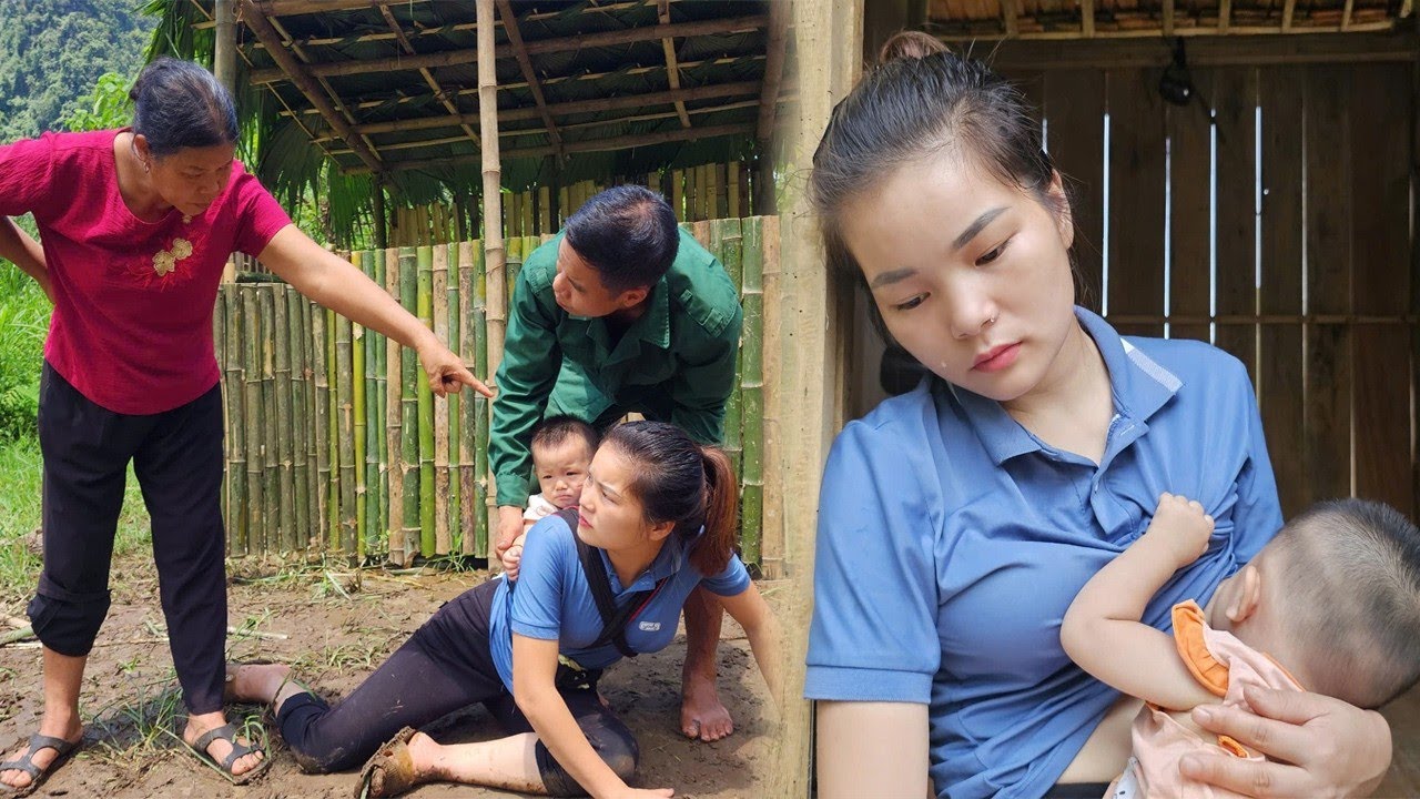Ly Tieu Ha is assaulted by her cruel mother in law and her husband stands by helplessly watching!