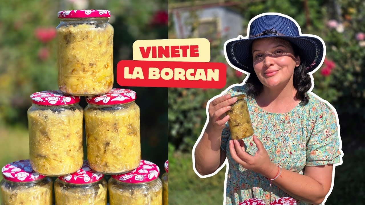 Vinete la borcan pentru iarnă – rețeta care iese 100% 🍆 - Anyta Cooking