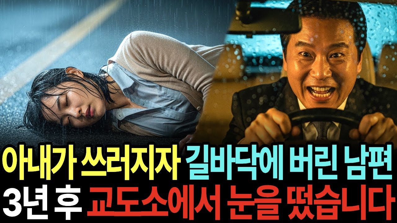아내가 쓰러지자 길바닥에 버린 남편, 3년 후 교도소에서 눈을 떴습니다