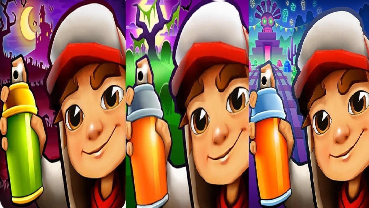 Subway Surfers Mexico Halloween 2019 VS  New Orleans Halloween 2018 VS Mexico Halloween 2017