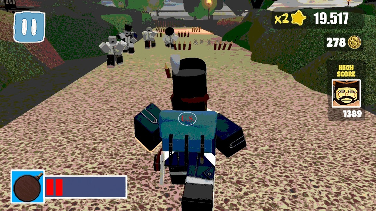 Subway Surfers but in Guts & blackpowder