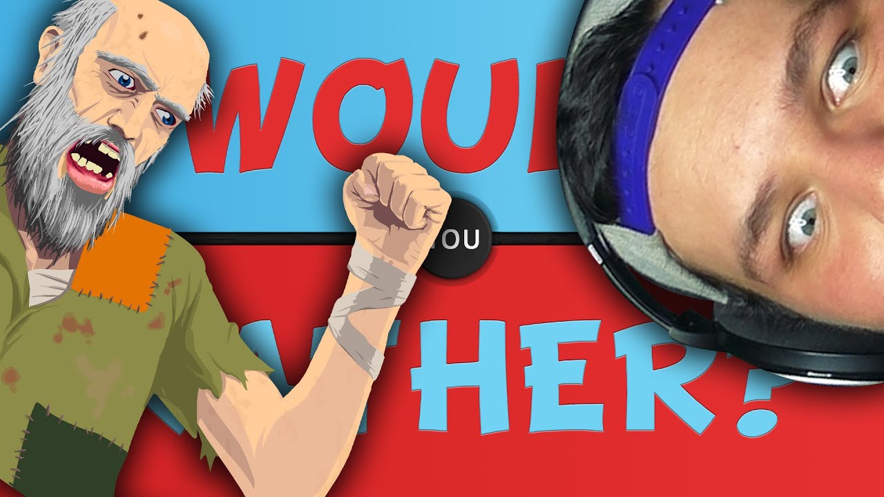WOULD YOU RATHER?! | Happy Wheels #3
