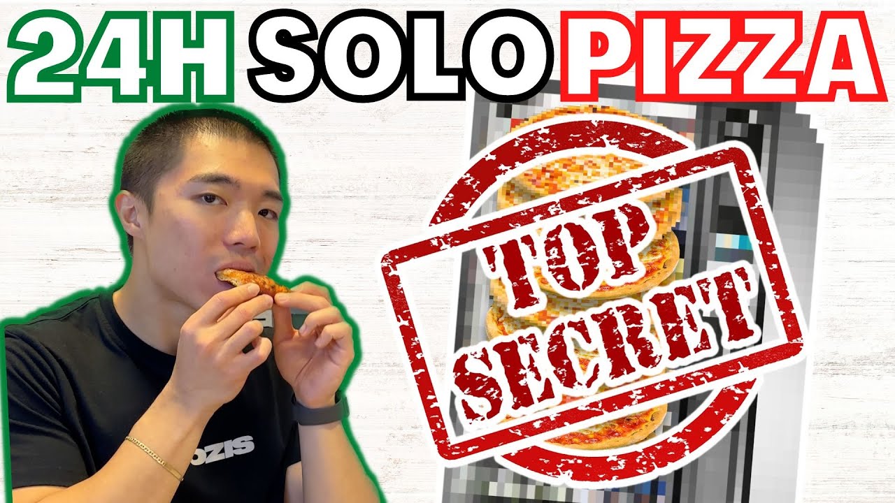 MANGIO SOLO PIZZA PER 24h | DISTRIBUTORI AUTOMATICI DI PIZZA?🍕